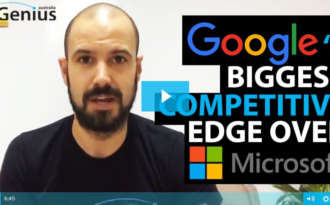 What’s Google’s biggest competitive edge over Microsoft?