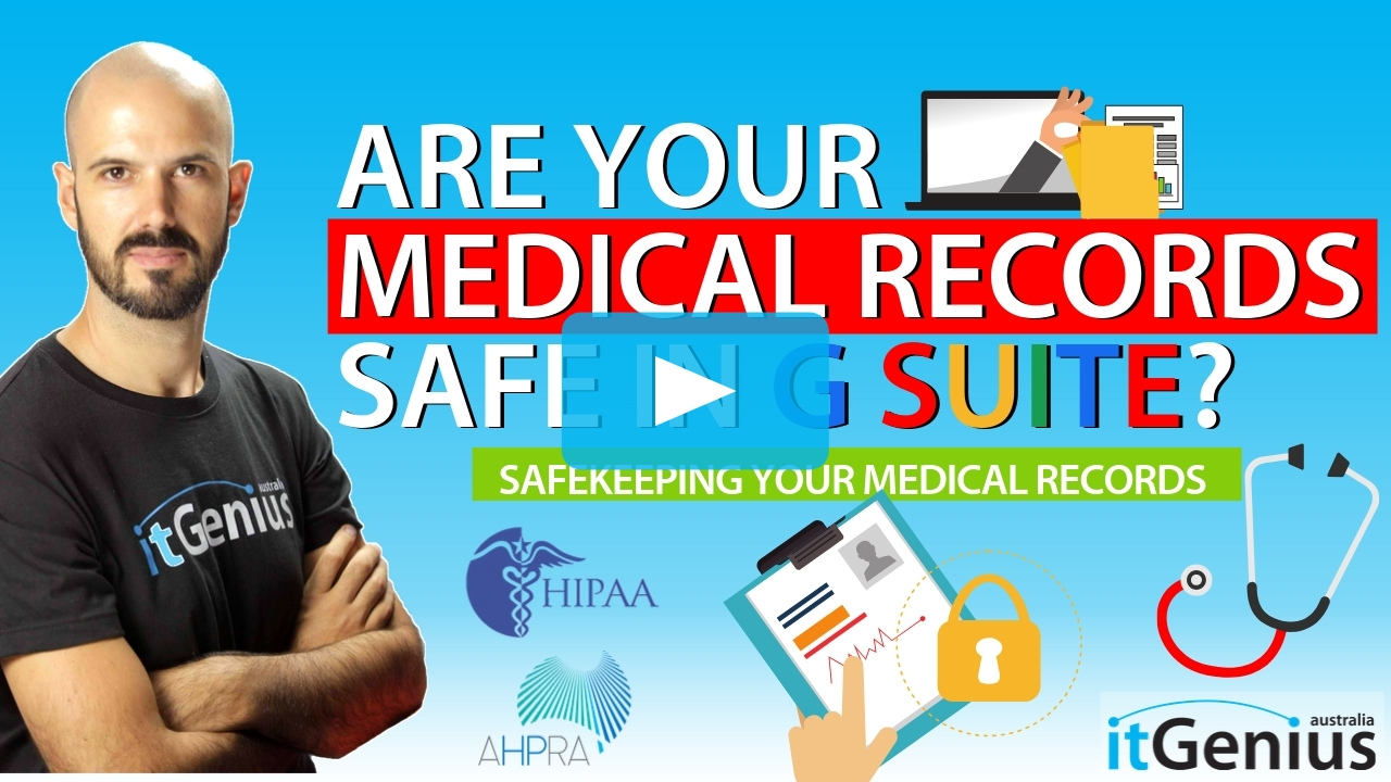 is google drive secure enough for medical records