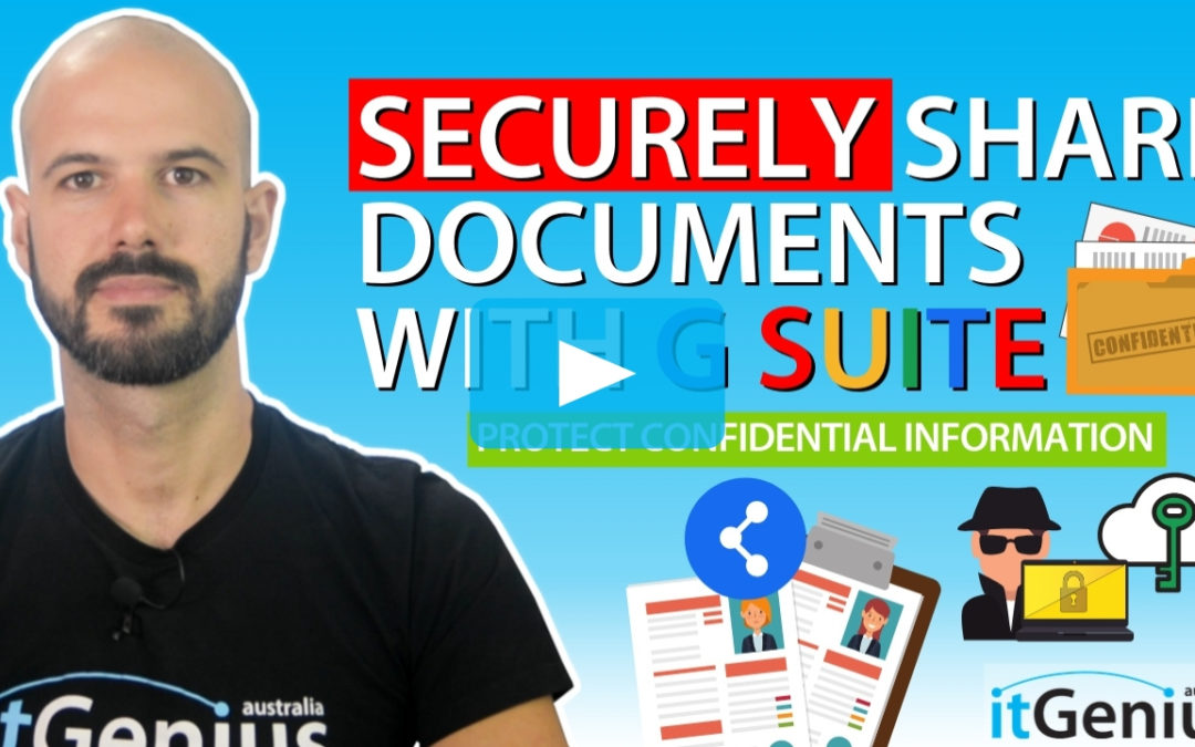 Using a Watermark to Securely Share Documents in Google Drive | G Suite Business Tips