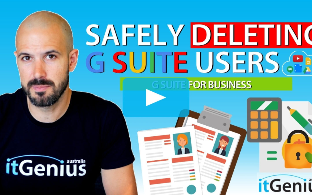 Deleting G Suite user: How to safely do it?